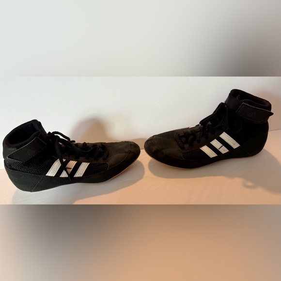 Adidas 5Y Wrestling Shoes with Lace & Velcro - Picture 1 of 7
